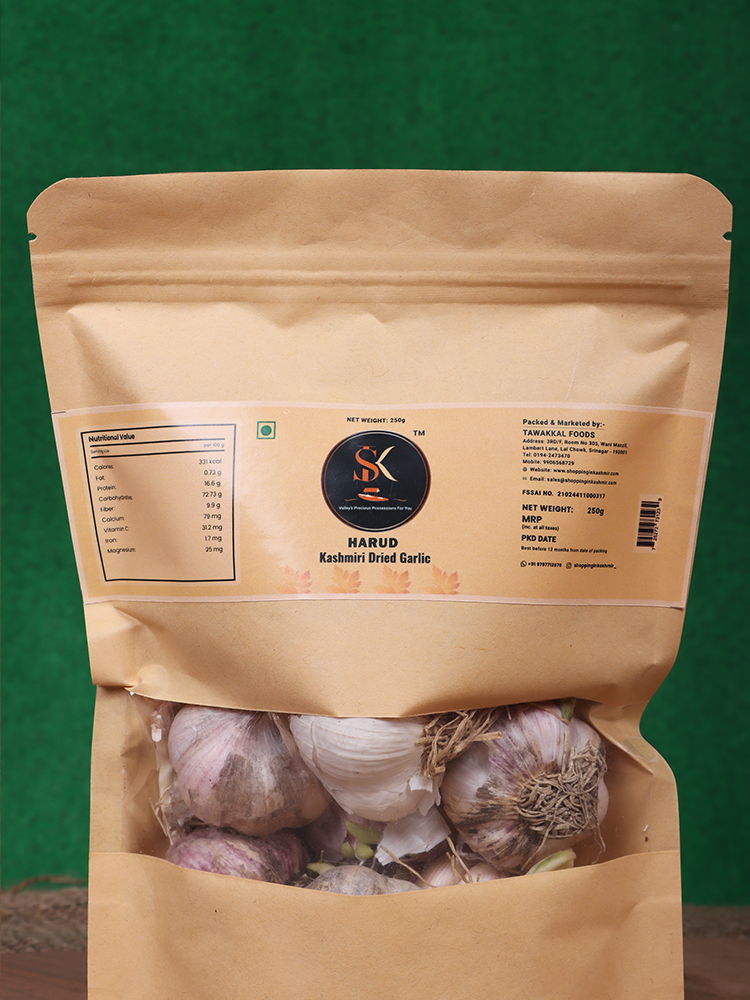 Harud Kashmiri Dried Garlic(250gm)