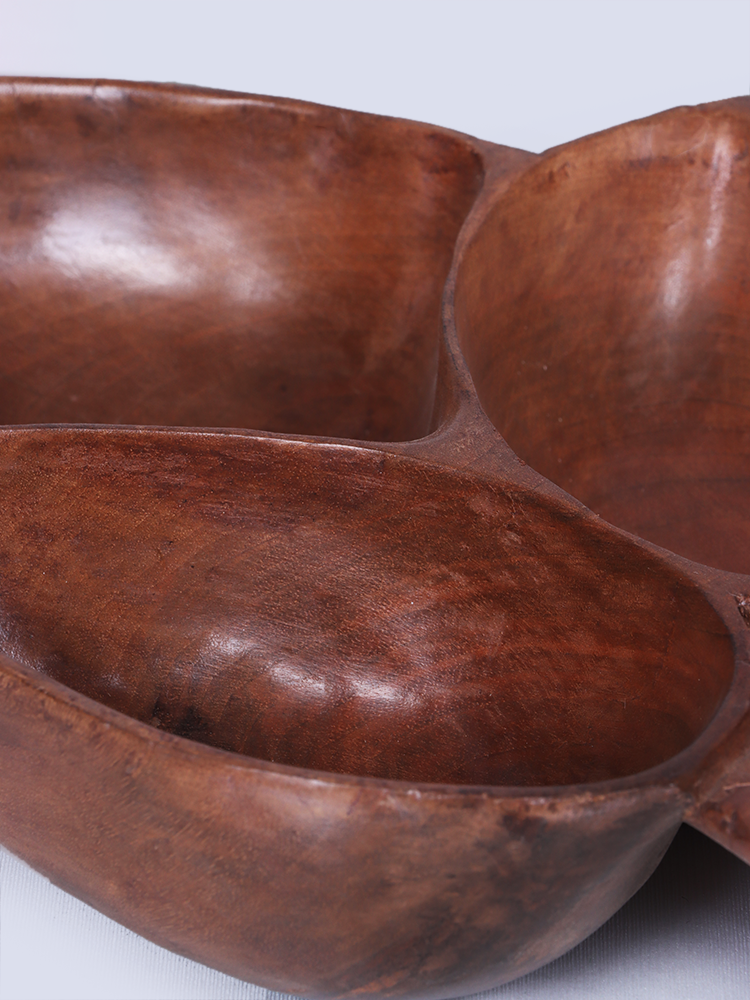 Almond Pattern Walnut Wood Bowl